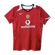 2004/2005 Manchester United Retro Home Soccer Football Kit Man