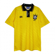 1991/93 Brazil Retro Home Soccer Football Kit Man