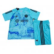 23-24 Inter Miami C. F. Special Edition Blue Soccer Football Kit (Top + Short) Youth