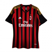 13/14 AC Milan Retro Home Soccer Football Kit Man