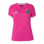 23-24 Santos FC Outubro Rosa October Pink Soccer Football Kit Woman