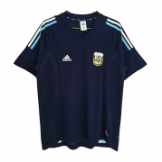 2002 Argentina Retro Away Soccer Football Kit Man