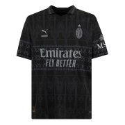 23-24 AC Milan Fourth Black Soccer Football Kit Man