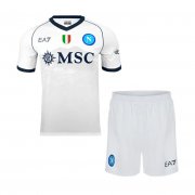 23-24 Napoli Away Soccer Football Kit (Top + Short) Youth