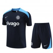 24-25 Chelsea Royal Short Soccer Football Training Kit (Top + Short) Man