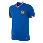 1971 France Retro Home Soccer Football Kit Man