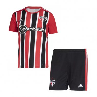 22-23 Sao Paulo FC Away Soccer Football Kit (Top + Shorts) Youth