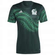 22-23 Mexico Green Soccer Football Kit Man #Pre-Match