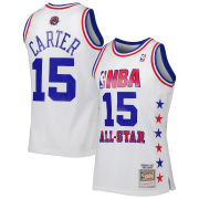2003 Eastern Conference Mitchell & Ness White All-Star Game Swingman Jersey Man #CARTER - 15