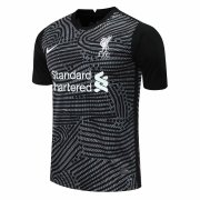 20-21 Liverpool Goalkeeper Black Man Soccer Football Kit