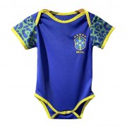 2022 Brazil Away Soccer Football Kit Baby