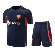 22-23 Barcelona Royal Short Soccer Football Training Kit (Top + Short) Man