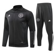 23-24 Miami FC Black Soccer Football Training Kit (Jacket + Pants) Man