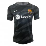 23-24 Barcelona Goalkeeper Black Soccer Football Kit Man