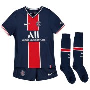 20-21 PSG Home Children's Soccer Football Full Kit (Shirt + Short + Socks)