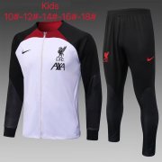 22-23 Liverpool Violet Soccer Football Training Kit (Jacket + Pants) Youth