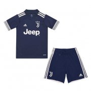20-21 Juventus Away Kids Soccer Football Kit (Shirt + Short)
