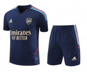 23-24 Arsenal Royal Short Soccer Football Training Kit (Top + Short) Man