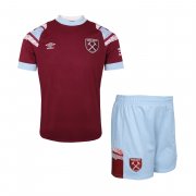 22-23 West Ham United Home Soccer Football Kit (Top + Short) Youth