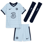 20-21 Chelsea Away Children's Soccer Football Full Kit (Shirt + Short + Socks)