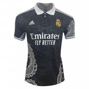 23-24 Real Madrid Black Dragon Soccer Football Kit Man #Special Edition