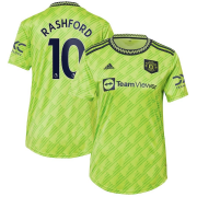 22-23 Manchester United Third Away Soccer Football Kit Woman #Rashford #10