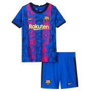 21-22 Barcelona Third Soccer Football Kit (Shirt + Shorts) Youth