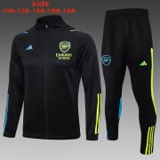 23-24 Arsenal Black Soccer Football Training Kit (Jacket + Pants) Youth