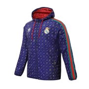 23-24 Real Madrid x Gucci Royal All Weather Windrunner Soccer Football Jacket Man