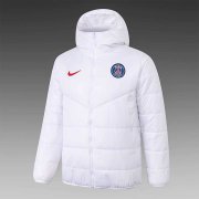 20-21 PSG White Man Soccer Football Winter Jacket