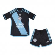 23-24 Leicester City Away Soccer Football Kit (Top + Short) Youth