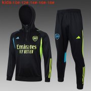 23-24 Arsenal Black Soccer Football Training Kit (Sweatshirt + Pants) Youth #Hoodie