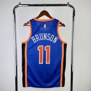 2024 New York Knicks Blue Swingman Jersey - City Edition Man #BRUNSON - 11