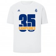 21-22 Real Madrid 35 La Liga Champions White Soccer Football Kit Man