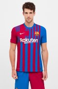 21-22 Barcelona Home Man Soccer Football Kit #Player Version
