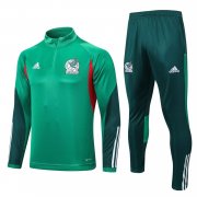 22-23 Mexico Green Soccer Football Training Kit Man