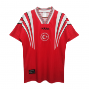1990 Turkey Retro Home Soccer Football Kit Man