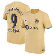 22-23 Barcelona Away Soccer Football Kit Man #Lewandowski #9