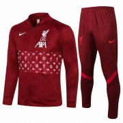 21-22 Liverpool Red Soccer Football Training Suit (Jacket + Pants) Man
