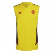 22-23 Flamengo Yellow Soccer Football Singlet Top Man