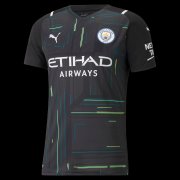 21-22 Manchester City Goalkeeper Black Short Sleeve Man Soccer Football Kit