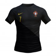 2024 Portugal Black Soccer Football Kit Man #Special Edition
