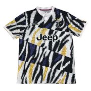 21-22 Juventus White Soccer Football Polo Top Man