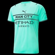 21-22 Manchester City Goalkeeper Candy Green Short Sleeve Man Soccer Football Kit