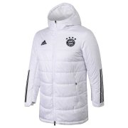 20-21 Bayern Munich White Man Soccer Football Winter Jacket