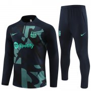 23-24 Barcelona Royal - Green Soccer Football Training Kit Man