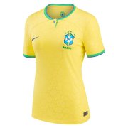 2022 Brazil Home Soccer Football Kit Woman
