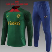 2024 Portugal Green Soccer Football Training Kit Youth