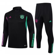 23-24 Bayern Munich Black Soccer Football Training Kit Man