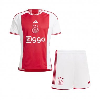 23-24 Ajax Home Soccer Football Kit (Top + Short) Youth